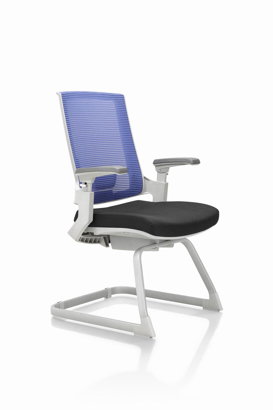 T14EW  白框弓形椅